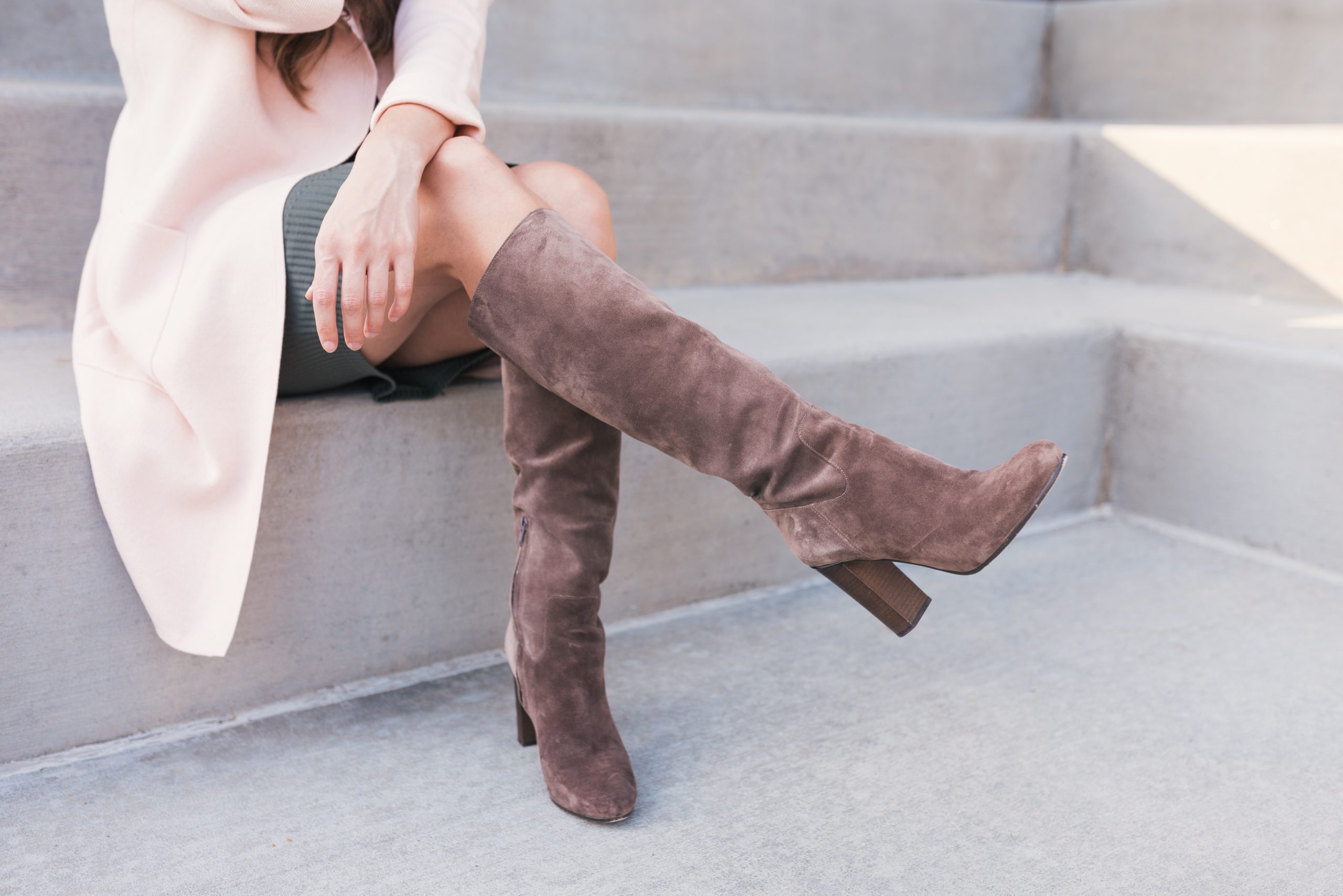 Suede boots