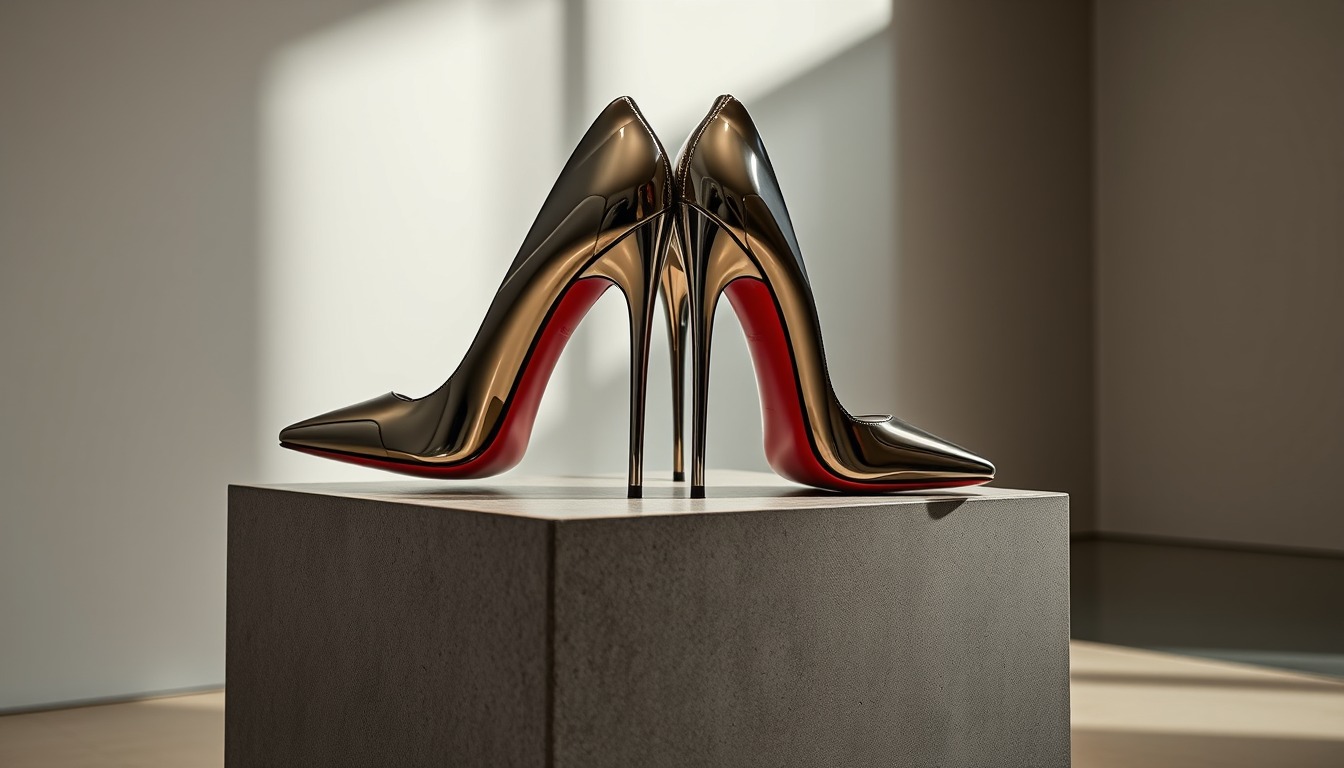 Sculptural High Heels and Chrome Stilettos Art Retifism